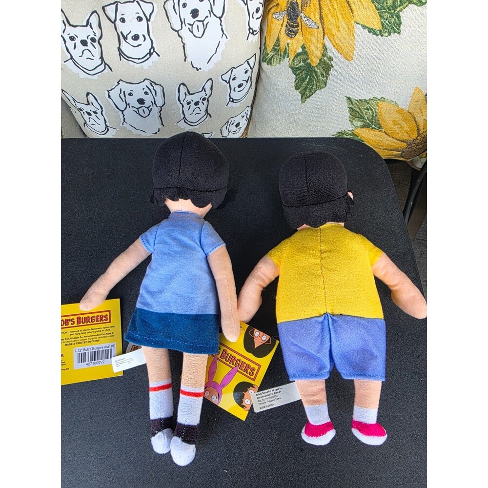 Bob’s Burgers Tina Gene Belcher Plush Set New with Tags - Picture 2 of 2